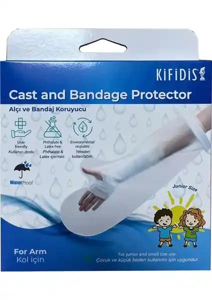 Kifidis Home Çocuklar İçin Su Geçirmez Alçı ve Bandaj Koruyucu Ürün Tanıtımı