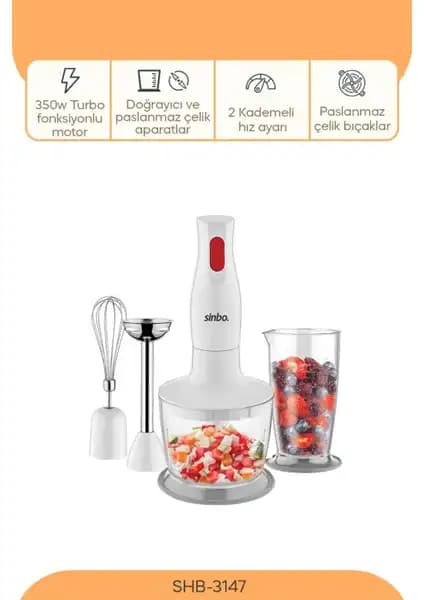 Arzum AR1108-S Smarty Neo ve Sinbo SHB-3147 Blender Setleri Karşılaştırması 2