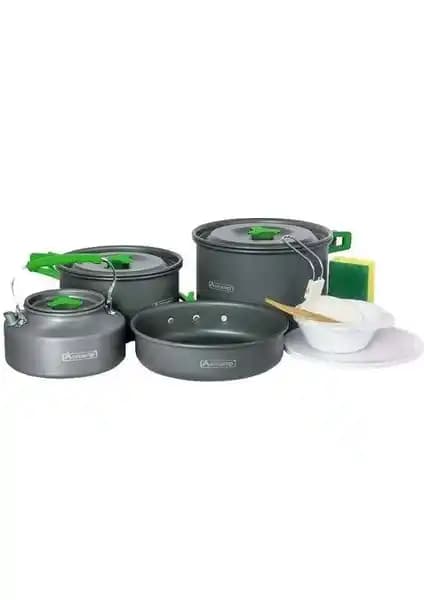 Orcamp 4'lü Kamp Tencere Seti: Dayanıklı, Hafif ve Çok Yönlü Outdoor Mutfak Çözümü