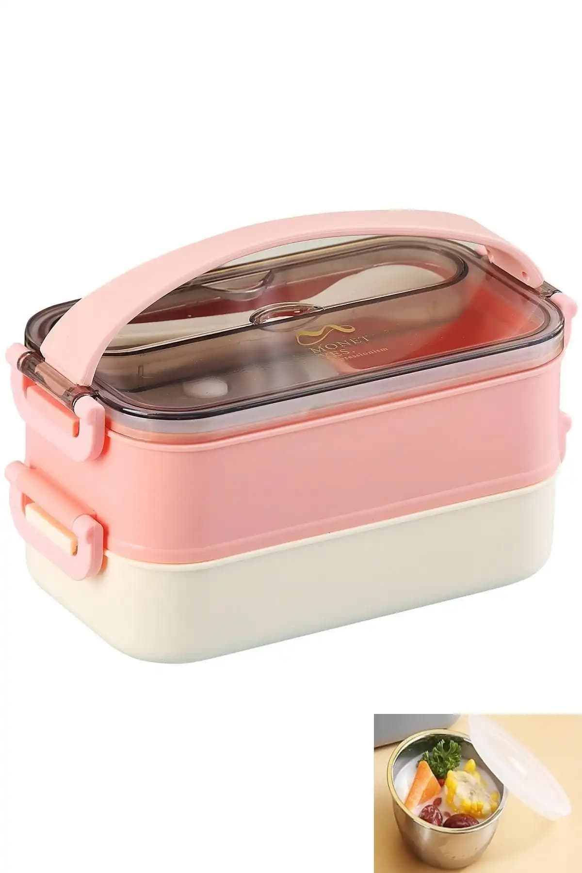 Vagonlife Bento Lunch Box Günlük Kullanım İçin Dayanıklı ve Şık Yemek Kutusu