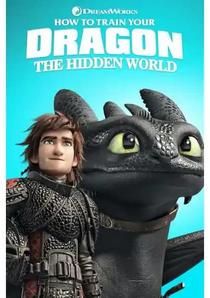 How To Train Your Dragon: The Hidden World 2019 Poster - Modern ve Dayanıklı Duvar Dekoru