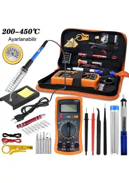 MDS 60W Ayarlanabilir Elektrikli Havya Kiti Profesyonel ve Hobi Kullanımı İçin Güçlü Çözüm