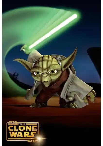 Star Wars The Clone Wars Temalı Poster Fidelyo Tasarım ile Modern Ev Dekorasyonu