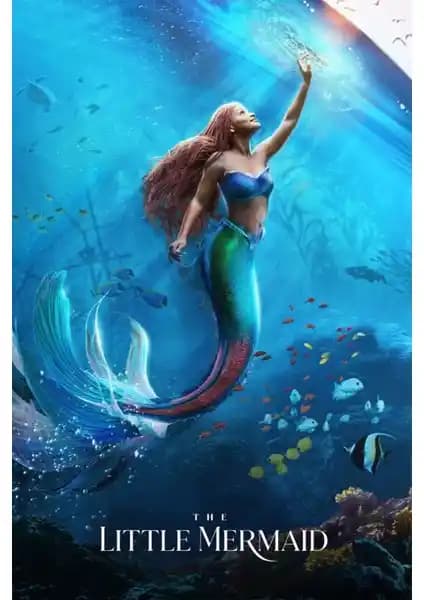 The Little Mermaid 2023 Poster: Yüksek Kaliteli Estetik ve Dayanıklı Duvar Dekoru