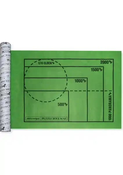 Neverland Puzzle Halısı 2000'lik 130x85 cm, dayanıklı ve taşınabilir puzzle çözme alanı