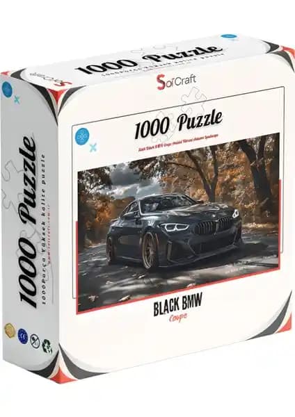 Soi Craft 1000 Parça Siyah BMW Puzzle Yüksek Kalite ve Estetik Tasarım