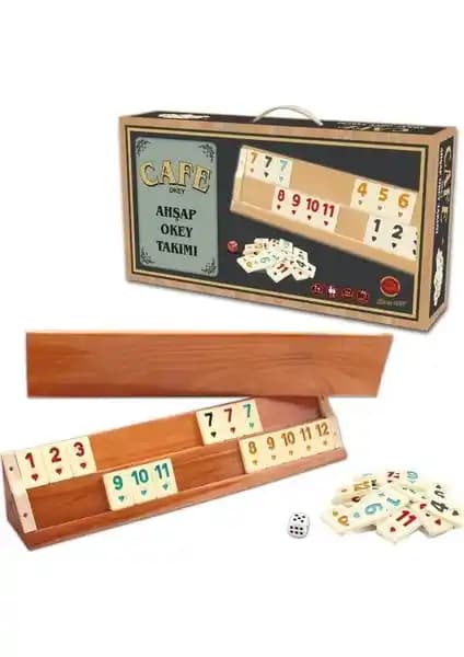 Star Kahveci Ahşap Okey Takımı: Dayanıklı ve Estetik Tasarım ile Geleneksel Oyun Keyfi