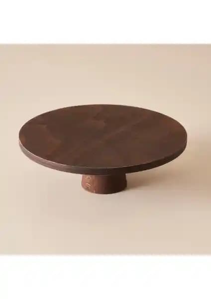 Bella Maison Aris Ayaklı Kek Standı Doğal Ahşap Malzeme Şık ve Kullanışlı Tasarım