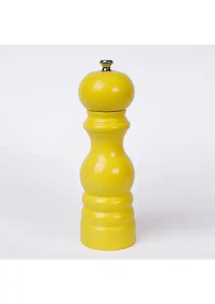 Glios Sarı Ahşap Tuz ve Karabiber Öğütücü: Estetik ve Fonksiyonellik Bir Arada