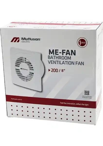 Me-Fan 2008 İnç Banyo ve Tuvalet Havalandırma Aspiratörü - Enerji Verimli ve Yüksek Performanslı