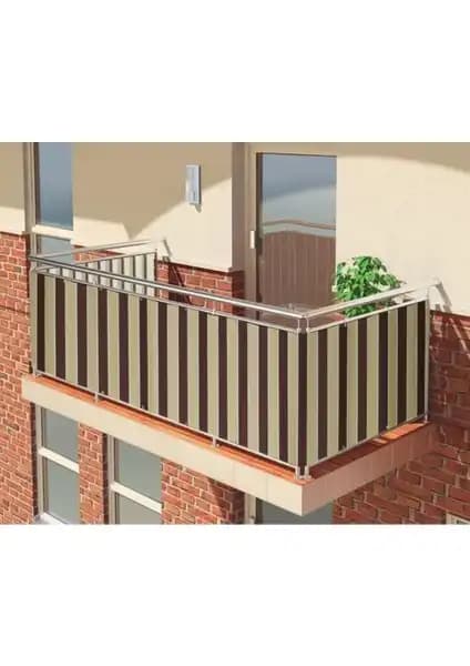 Altın Pamuk Balkon Demiri Perdesi Karşılaştırması Kahve-Krem ve Mavi Renk Seçenekleri 1