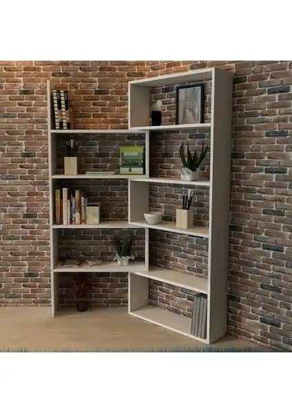 Bofigo Çok Raflı ve Moonlife Office Dekoratif Kitaplık Karşılaştırması 2