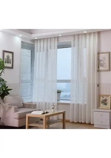 Cotton Studio Brillant Grek Pilesiz Tül ve Taç Tül Perde Karşılaştırması 2