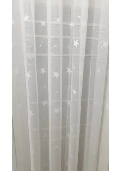 Cotton Studio Brillant Grek ve Farbateks Yıldız Desen Tül Perdelerinin Karşılaştırması 2
