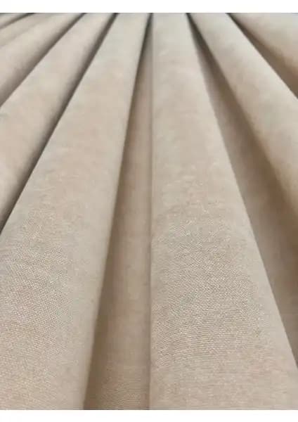 Erdoğanlar Koza Ada Fonluk Bej ve Home Color Petek Kadife Dokulu Perde Karşılaştırması 1