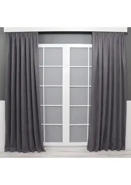 Home Color Home Açık Gri Petek Kadife Dokulu ve Mikro Petek Fon Perdelerin Karşılaştırması 2