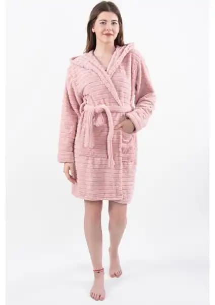 MaisonArt Comfy Kapşonlu Wellsoft Peluş Bornoz ve Sabahlık Karşılaştırması 1