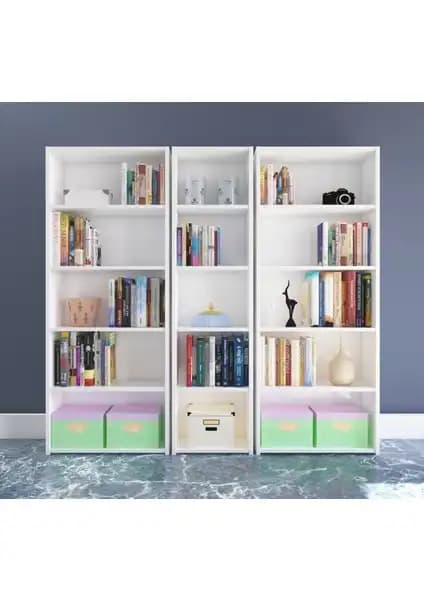 Nur Mobilya 3'lü ve 4'lü arkalıklı kitaplık modellerinin detaylı karşılaştırması 1