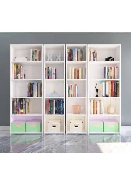 Nur Mobilya 3'lü ve 4'lü arkalıklı kitaplık modellerinin detaylı karşılaştırması 2