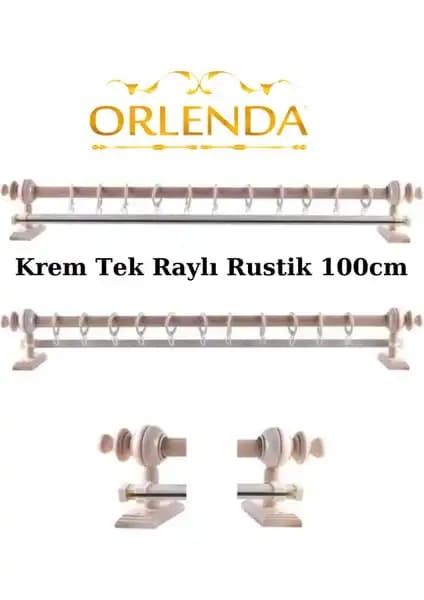 Orlenda Rustik Perde Askıları Karşılaştırması: Ahşap Başlıklı ve Tek Raylı Modellerin Özellikleri 2
