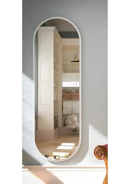 Tarz Design Aynalar Karşılaştırması: Beyaz Oval Dekoratif ve Antre Koridor Modelleri 1