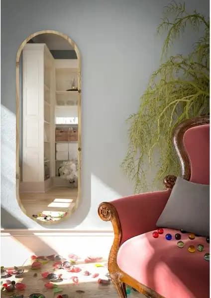 Tarz Design Beyaz Oval Dekoratif ve Boy Ayna Antre Koridor Konsol Karşılaştırması 1