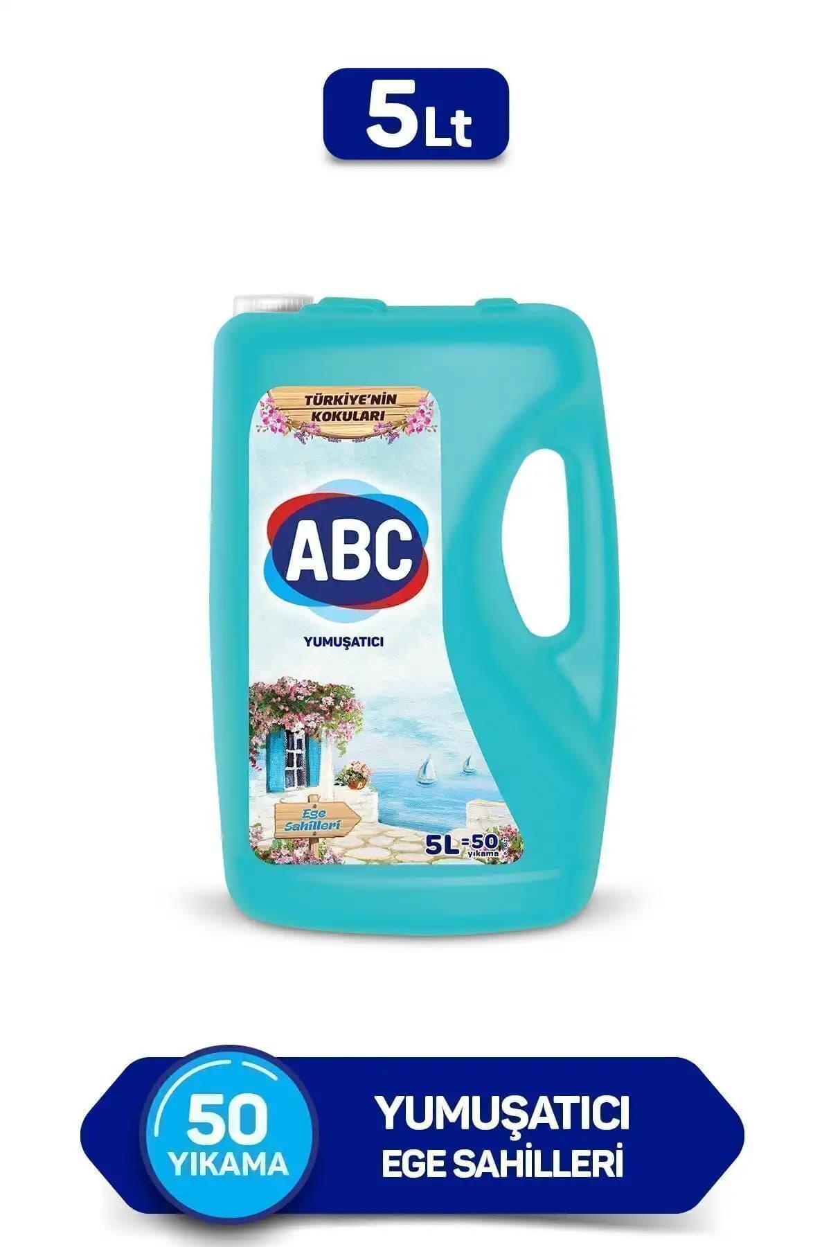 ABC Çamaşır Yumuşatıcısı Ege Sahilleri 5 Litre Organik ve Kalıcı Kokulu Temizlik Ürünü