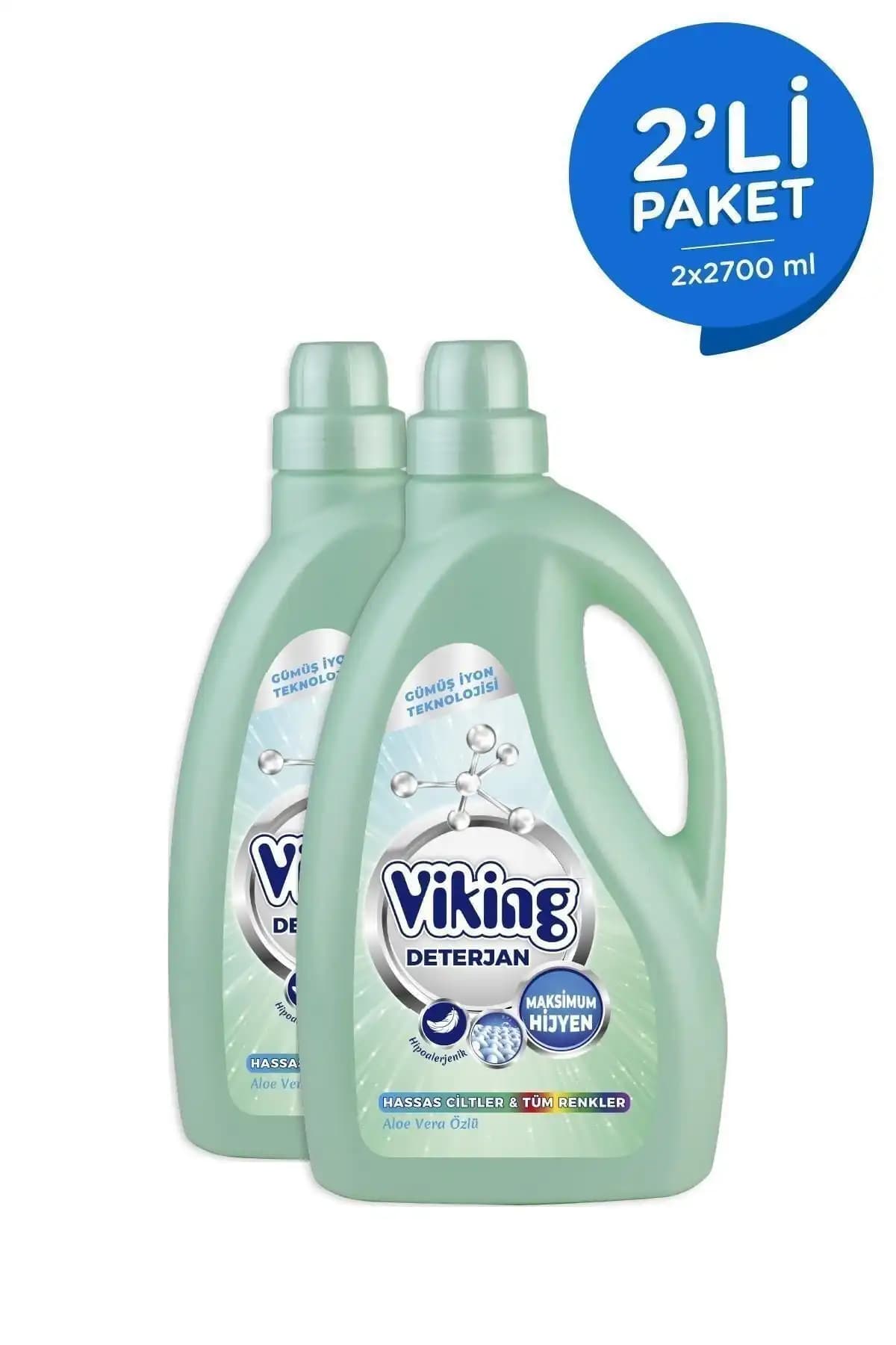 Viking Sıvı Çamaşır Deterjanları Karşılaştırması Hassas Ciltler ve Siyahlar İçin 1