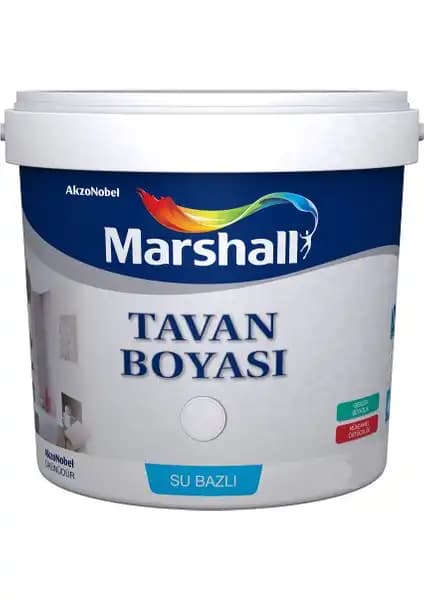 Marshall Tavan Boyası ve Permolit Antibakteriyel Süper Tavan Boyası Karşılaştırması 1