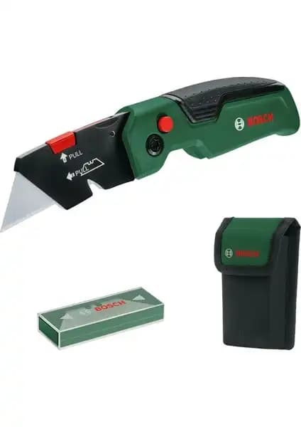 Bosch Katlanabilir Maket Bıçağı Premium: Dayanıklı ve Kullanımı Kolay Profesyonel Kesim Aracı