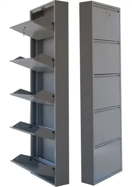 Evde Kullanım İçin Güvenli ve Şık Metal Kilitli Ayakkabılık Karşılaştırması 2