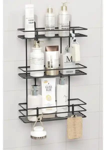 Zabata 3 Katlı Banyo Rafı: Modern ve Şık Düzenleyici Çözüm