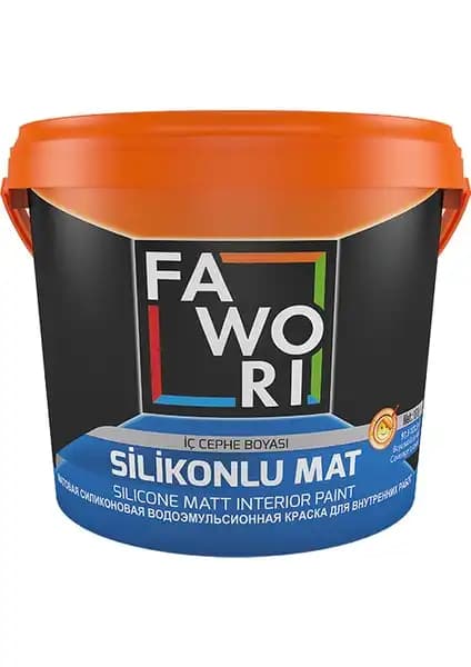Fawori Silikonlu Mat İç Cephe Boyası 15 Lt: Dayanıklı ve Estetik İç Mekan Boyası Ürünü