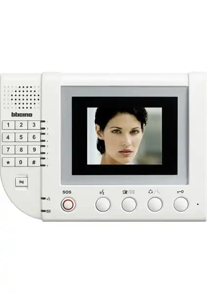 Legrand Btıcıno 321011 3,5 inç renkli LCD ekranlı görüntülü diafon güvenlik çözümü