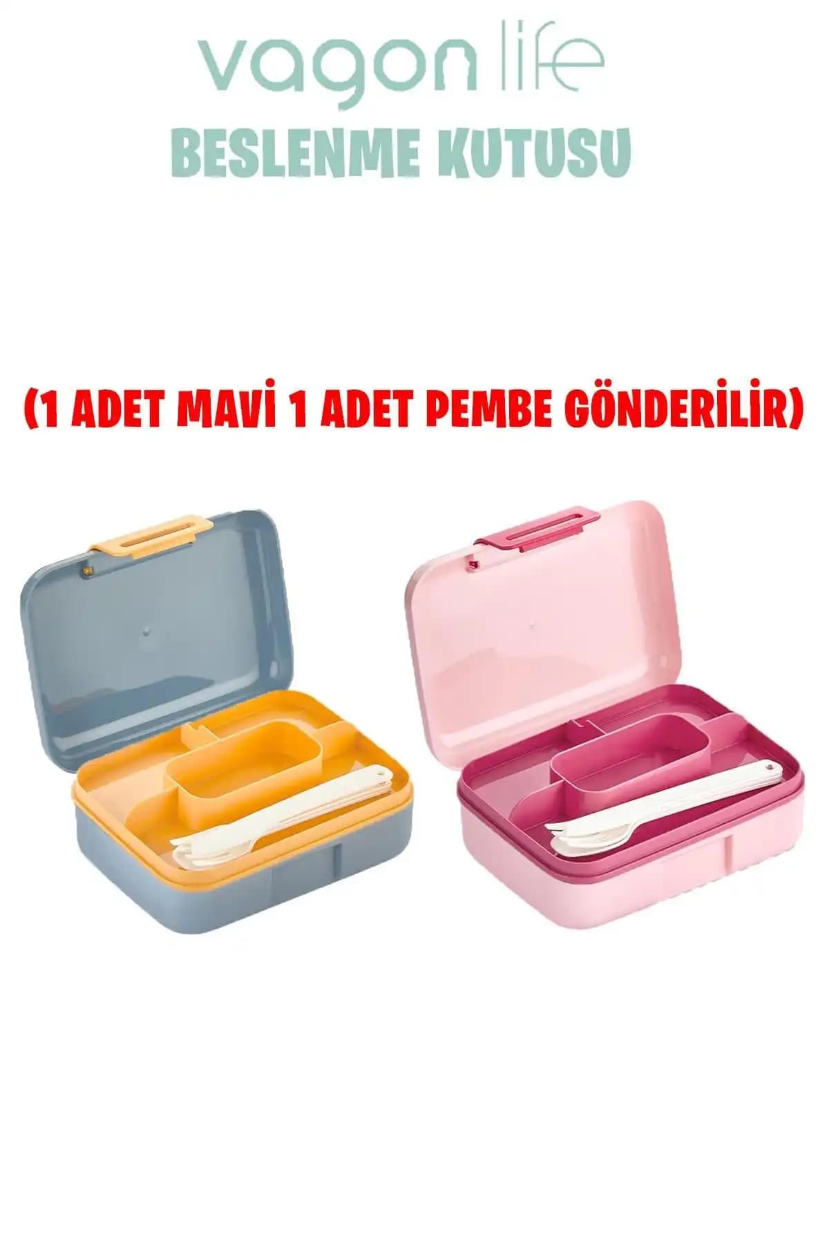 Vagonlife İki Katlı Bento Lunch Box ve Beslenme Kutusu Karşılaştırması 2