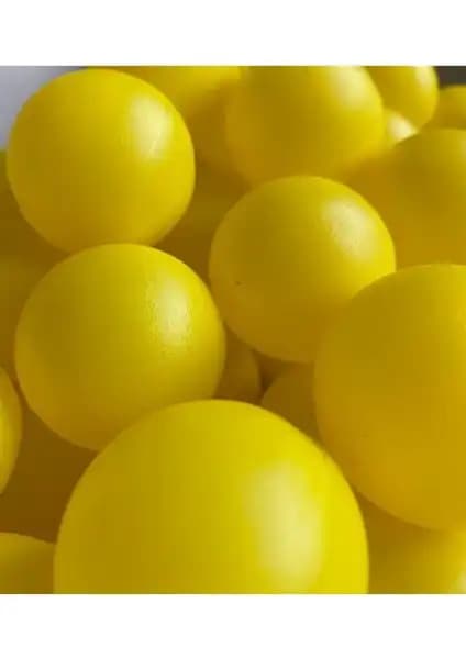 12 Adet Sarı Pinpon Topu Seti Çocuklar ve Gençler İçin Çok Yönlü Spor Oyunu Malzemesi