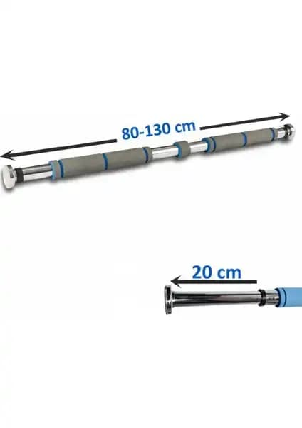 Avessa 80-130 cm ayarlanabilir kapı ve koridor barı dayanıklı ve kullanışlı spor ekipmanı