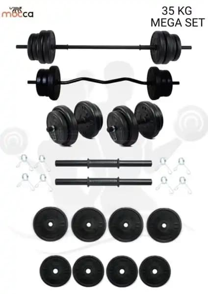 Moccastyle 38 kg Z-Barlı Megaset Halter ve Dambıl Seti İncelemesi