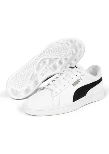 Puma Smash 3.0 Buck Erkek Beyaz Günlük Spor Ayakkabı Yüksek Konfor ve Şıklık Sunar