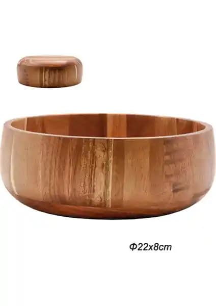 Akasya Yuvarlak Dekoratif Sunum Kasesi: Estetik ve Fonksiyonellik Bir Arada