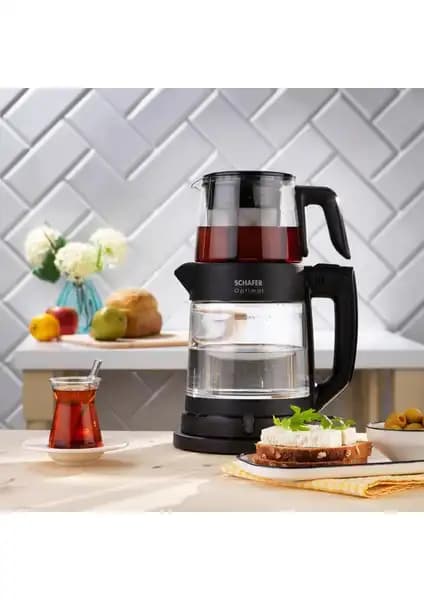 Schafer Optimal Elektrikli Çay Makinesi Karşılaştırması Siyah ve Kırmızı Modeller Özellikleri 1