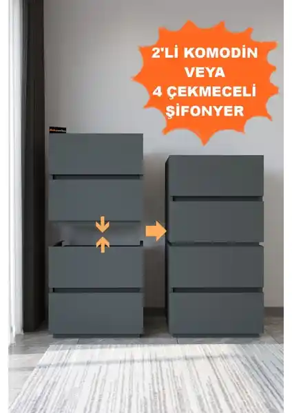 4 Çekmeceli Şifonyer Karşılaştırması: Aeka Galata ve Metalia Almina Modelleri