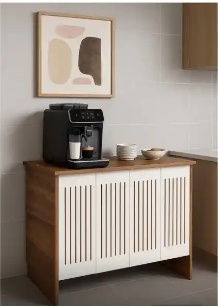 Bangu Petek Üstü Kahve Köşesi Dolabı: Modern ve Fonksiyonel Mutfak Depolama Çözümü