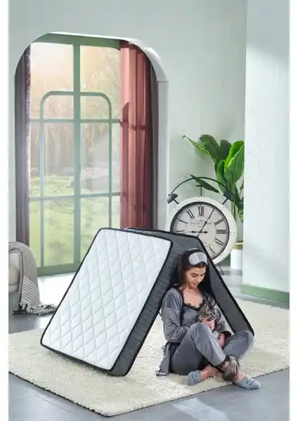 Bera Yatak Deluxe Gri 90x190: Pratik ve Konforlu Katlanabilir Yatak Çözümü