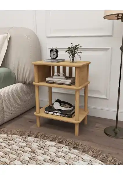 Cmd Wood LİNDE Komodin: Modern Tasarım ve Çok Yönlü Kullanım İmkanı Sunan Mobilya Parçası