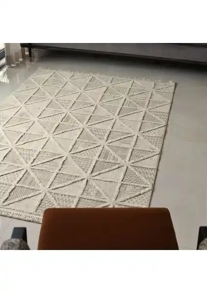 Cool Halı Sakura 2201 Krem: Modern ve Dayanıklı Salon Halısı Tasarımı ve Özellikleri