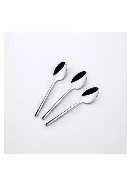 Doğuş Çay Kaşığı Çubuk Model Metal 12'li Seti Pratik ve Dayanıklı Mutfak Gereci