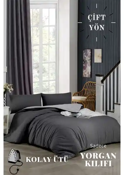 Ely Parker Kolay Ütülenebilir Çift Yönlü Yorgan Kılıfı: Dayanıklı ve Estetik Yatak Dekorasyonu