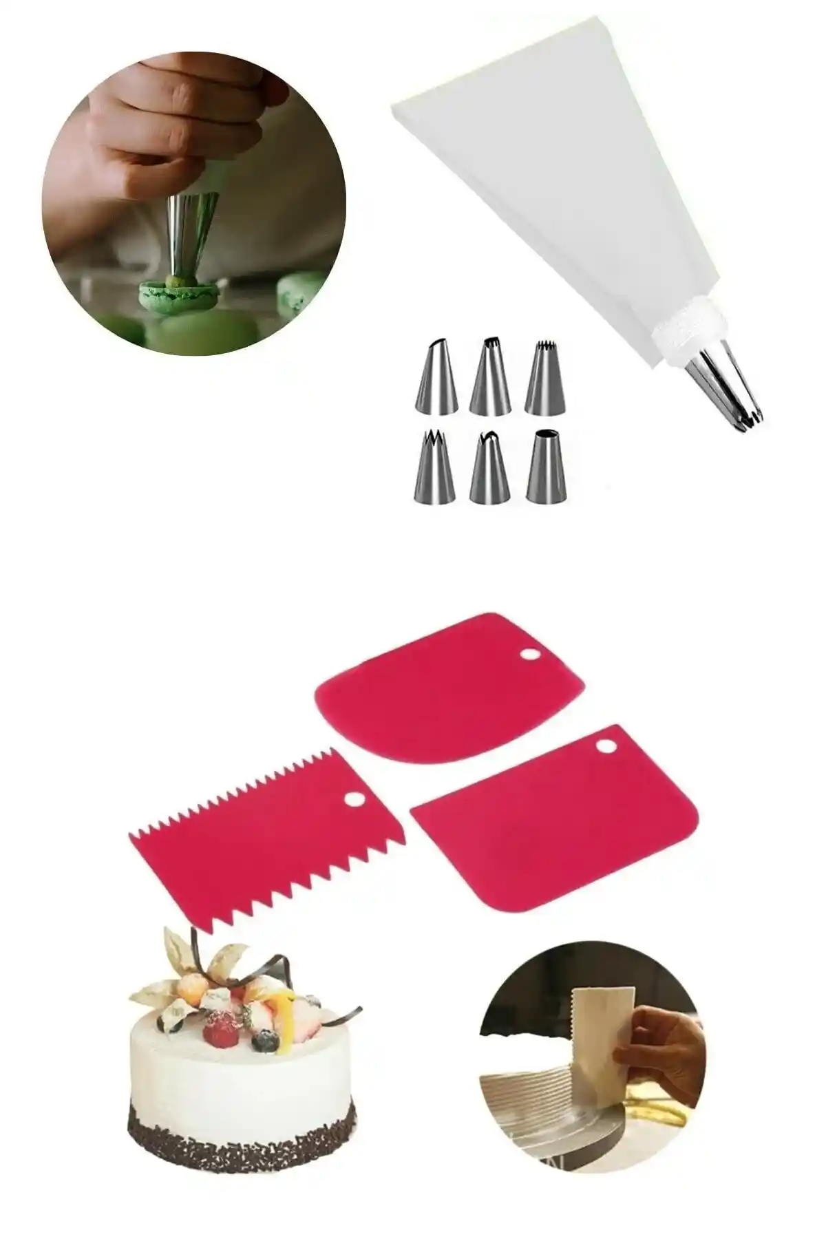 Homerest Pratik 3'lü Hamur Kazıyıcı ve Sıkma Torbası Seti Detaylı İnceleme ve Kullanım Rehberi