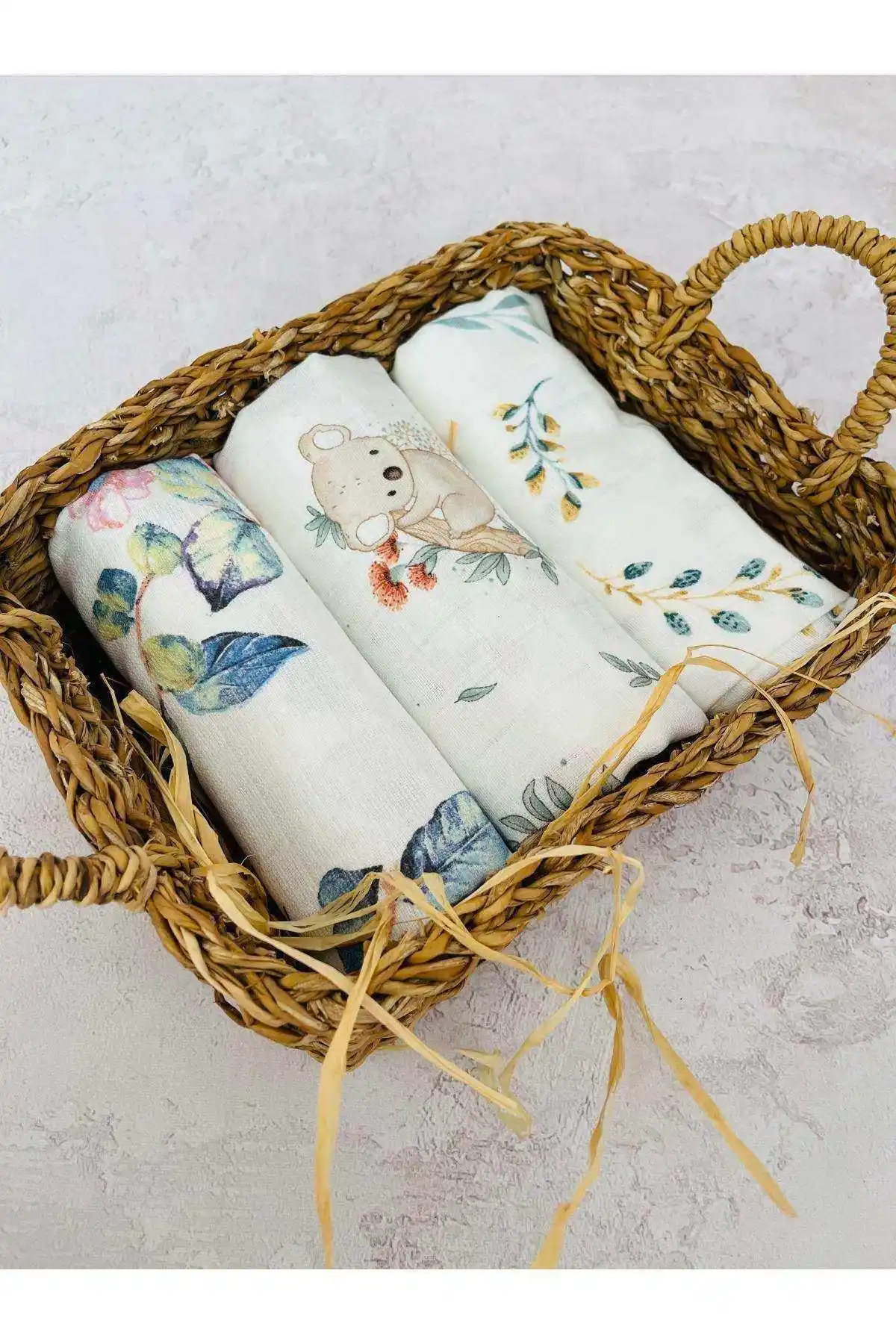 JUNİPERUS Çok Amaçlı Müslin Bezi Seti: Doğal ve Çok Yönlü Bebek Bakım Ürünü